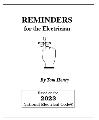 2023 Reminders for the Electrician